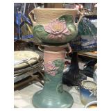 vintage Roseville Pottery "Water Lily" jardiniere