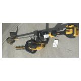 2 cordless Dewalt yard tools, no batteries