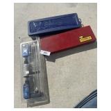 Gun cleaning kits with some supplies