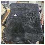 Tanned Black Sheep Skin 44" Long