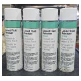 4 Cans Layout Fluid Remover BD1537