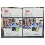 2 lots of 1 ea NIB 3M Optime 105 Earmuffs