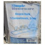 5 compartment bicycle rack