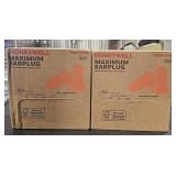 2 boxes Honeywell maximum earplugs