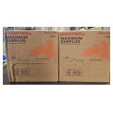 2 boxes Honeywell maximum earplugs