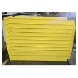 9 Storage Bins  6 1/2" W x 18" Long x 4" Tall