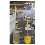 (2) Vintage Long Spouts Oil Cans