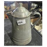 Granite Look Coffee Pot No Inserts 10 1/2" Tall