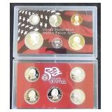 2007 US Mint Silver Proof Set  5 Mixed Coins $1