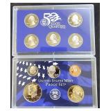 2007US Mint Proof Set -5 Mixed Coins & 5 State