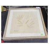 2 Framed Pictured -Bamboo I  & Bamboo II  16" x16"