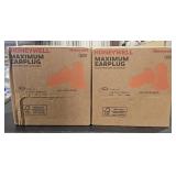2 boxes Honeywell maximum earplugs