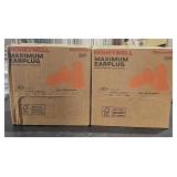 2 boxes Honeywell maximum earplugs