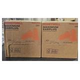 2 boxes Honeywell maximum earplugs
