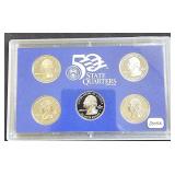 2005 US Mint 50 State Quarters Proof Set