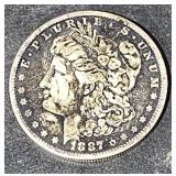 1887 O Silver Morgan $1 Dollar Coin