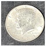 1964 D Silver Kennedy Half Dollar .50¢ Coin