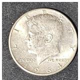 1964 D Silver Kennedy Half Dollar .50¢ Coin