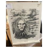 Guardian Spirit 1992 BJ Williams Art on stand