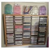 Cassette tapes wall holder plus jukebox themed