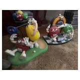 2 M&M character display pieces