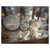 Whole shelf, unicorn themed