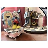 Two decor pieces, one Micky one other