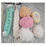Bag a new loofah sponges
