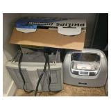 Philips speakers and portable CD player