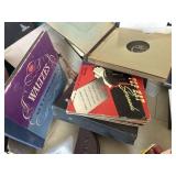 Assortment of vinyl records