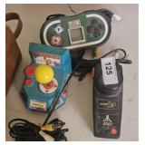 Atari flashback two and a couple handheld games