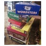 Assortment of board games
