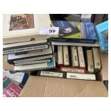 Assortment of eight track tapes