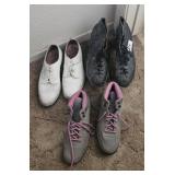 rollerskates, hiking shoe, bowling shoe