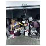 2484. 10 x 10 upstairs unit.Boxes, totes,