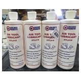 2 lots of 2 bottles air tool lubricant