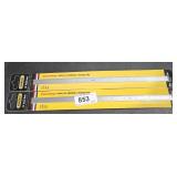 2 Lots General 12" Steel Ruler