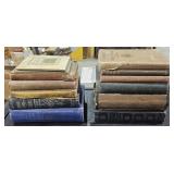 2 Stacks of Vintage Books