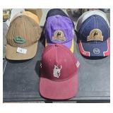 Assortment of vintage baseball caps