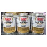 3 Oatey clear primer