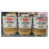 3 Oatey clear primer