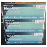 3 Lots of 1ea MicroFlex NeoPro  Gloves sz XL