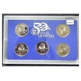2006S US Mint 50 State Proof Set 5 Coins No Sleeve