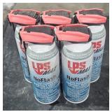 5 cans LPS non flammable contact cleaner