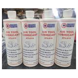 2 lots of 2  bottles air tool lubricant