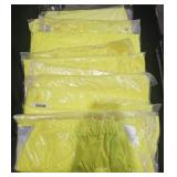 Commercial Rainsuit sz XL & 6 Pairs of Yellow