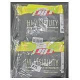 Bag w/ 5 Hi-Visibility Mesh/Solid Surveyors Vest