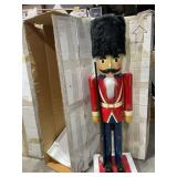 4.5 Ft. large standing wooden nutcracker soldier