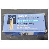 30-30 Winchester 170 Grains 20 Rounds