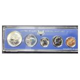 1967 US Mint Special Mint Set  5 Coins